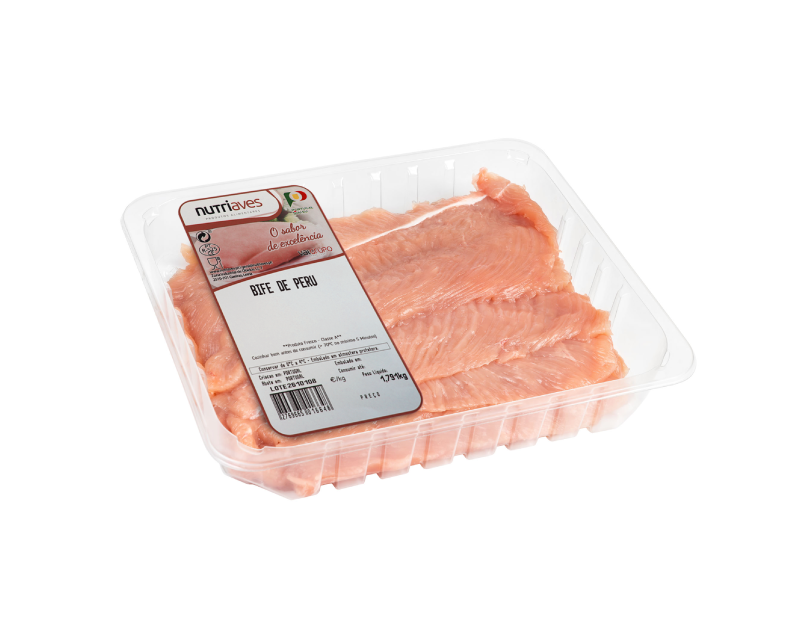 Bifes embalados